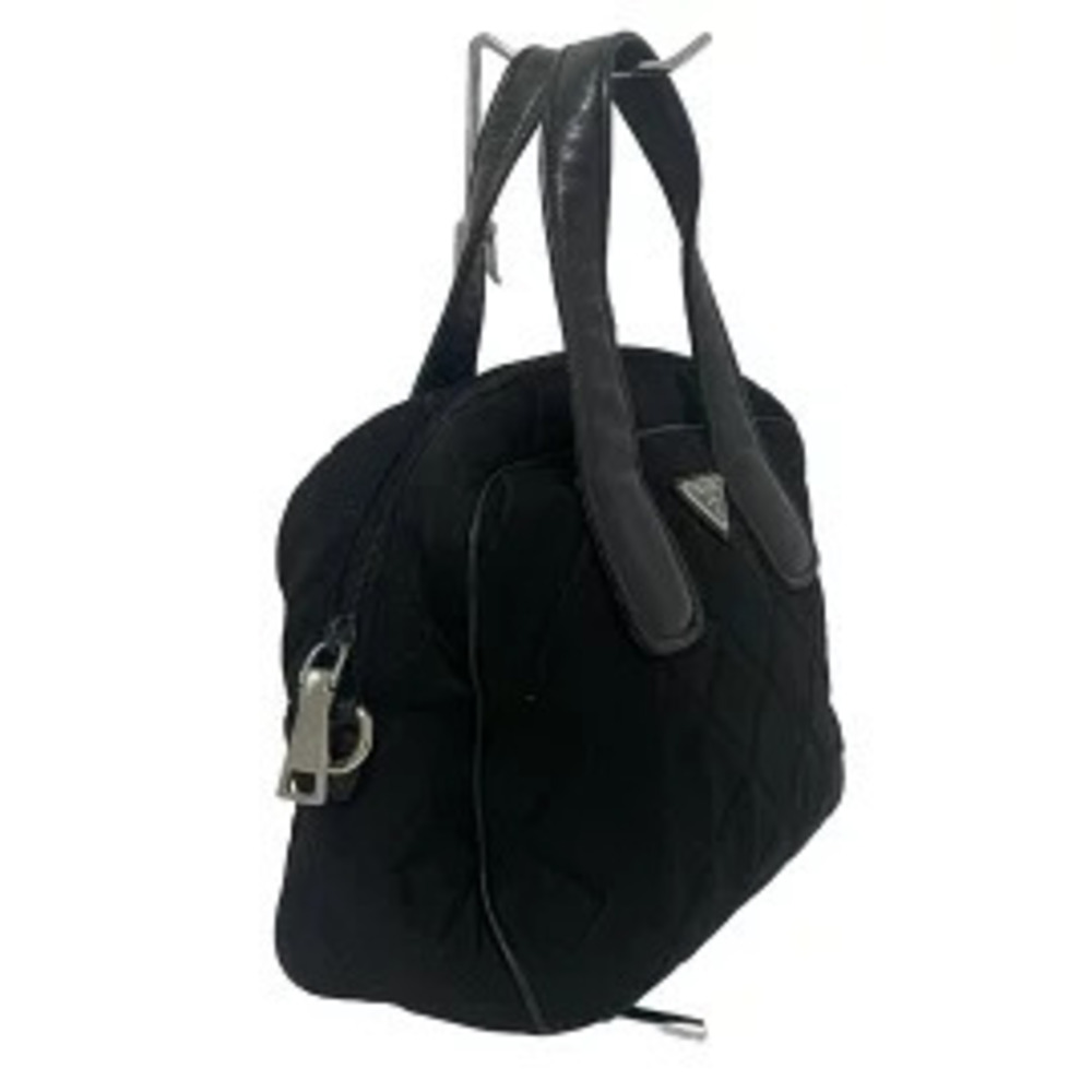 Prada Handbag quilted black leather